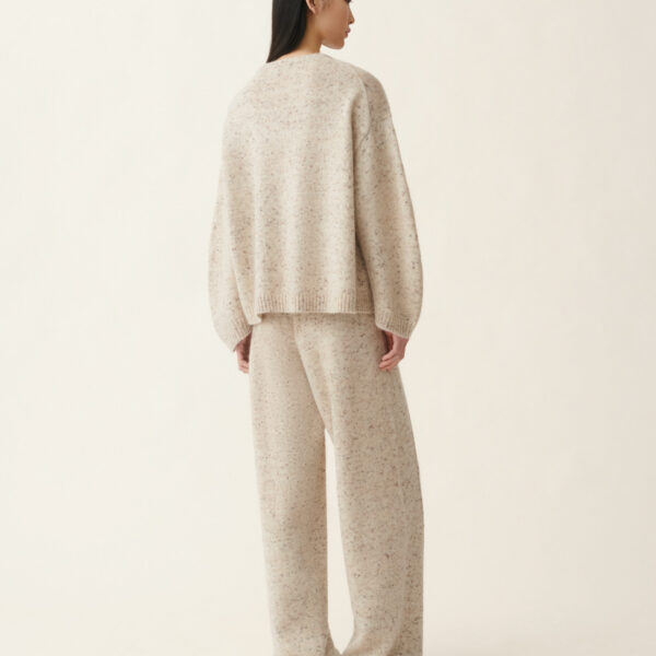 Donegal Yarn Sweater with Lurex in Cachà
