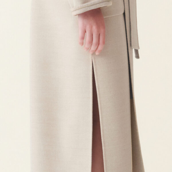 Double Wool Coat in Cachà - Image 5