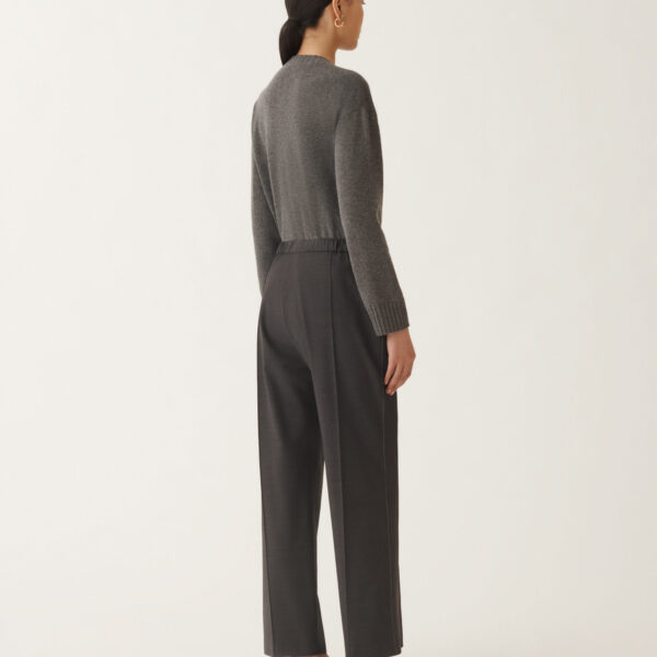Gubbio Cool Wool Trousers in Grey