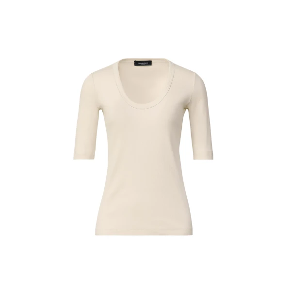 Fabiana Filippi Jersey T-shirt in Butter Top