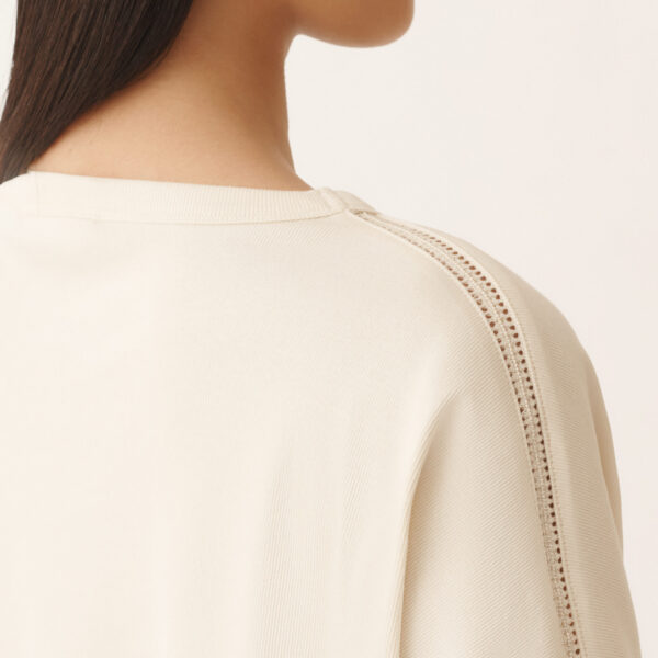 Jersey T-shirt in Butter - Image 5