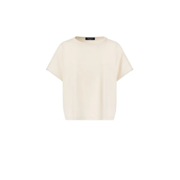 Fabiana Filippi Jersey T-shirt in Butter Top