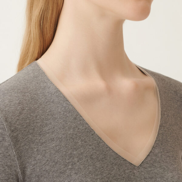 Jersey T-shirt in Grey - Image 5