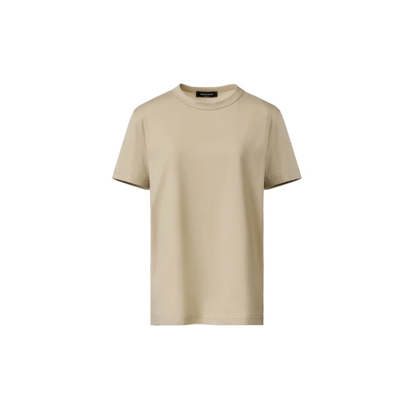 Fabiana Filippi Jersey T-shirt in Khaki Top