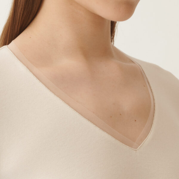 Jersey T-shirt in White - Image 5