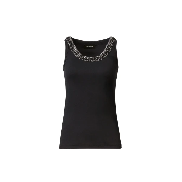Fabiana Filippi Jersey Tank Top in Night Blue