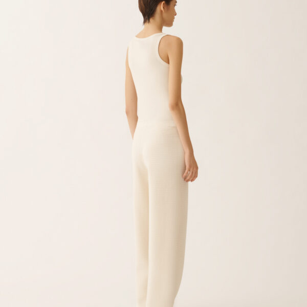 Jogging Pants in Wool and Cotton