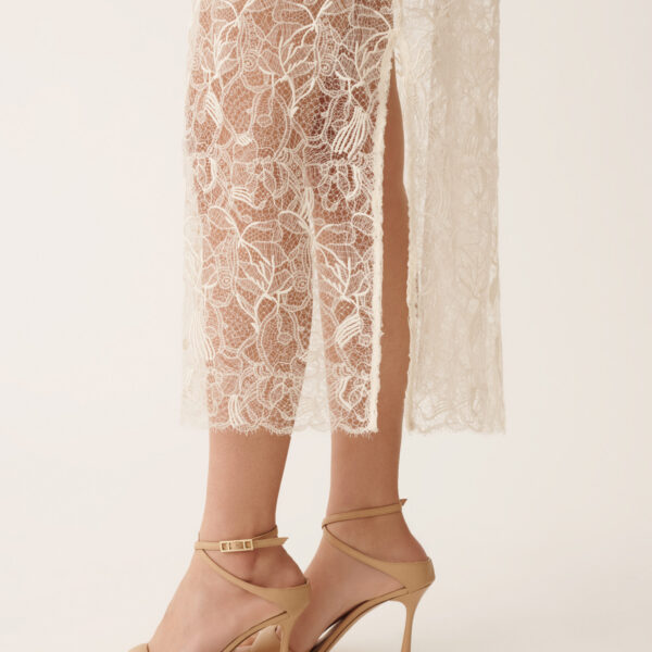 Lace Dress in Butter - Image 6