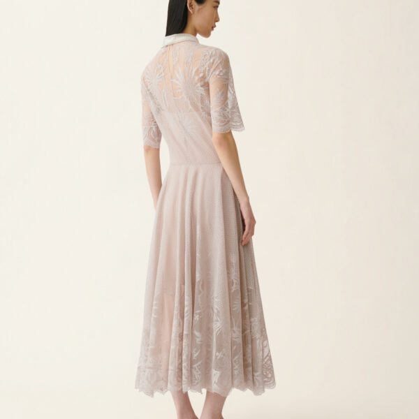 Lace Dress in Cachà