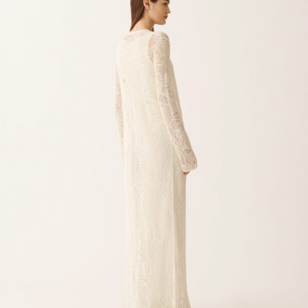 Long Cardigan in Micro Sequins