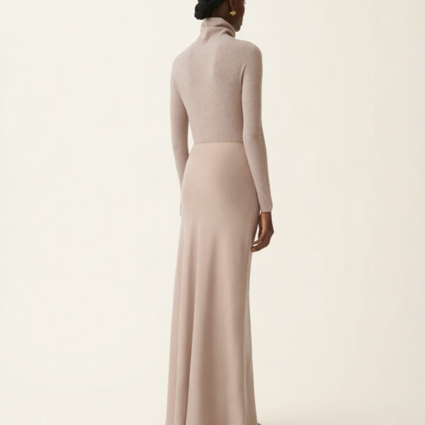 Long Fluid Skirt in Mocha