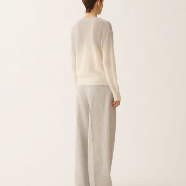 Mohair Sweater with Ombré Sequins