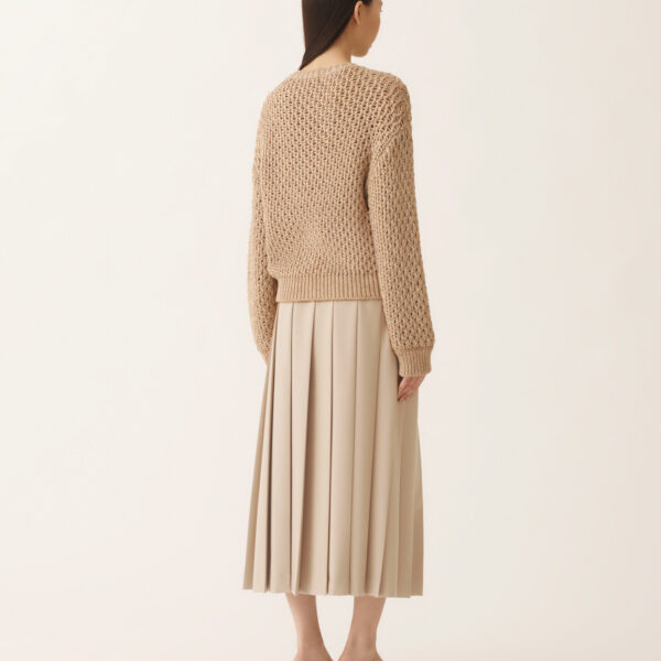 Mouliné Knit Sweater in Maple
