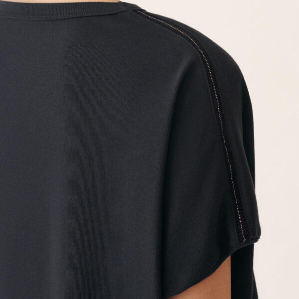 Night Blue Jersey T-shirt in Midnight Blue - Image 5