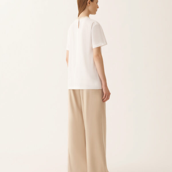 Optical White Jersey T-shirt
