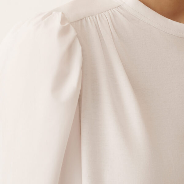 Optical White Jersey T-shirt - Image 5
