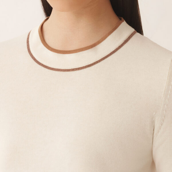 Organic Cotton T-shirt in Butter - Image 5