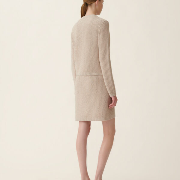Platinum Sequin Jacket in Cachà