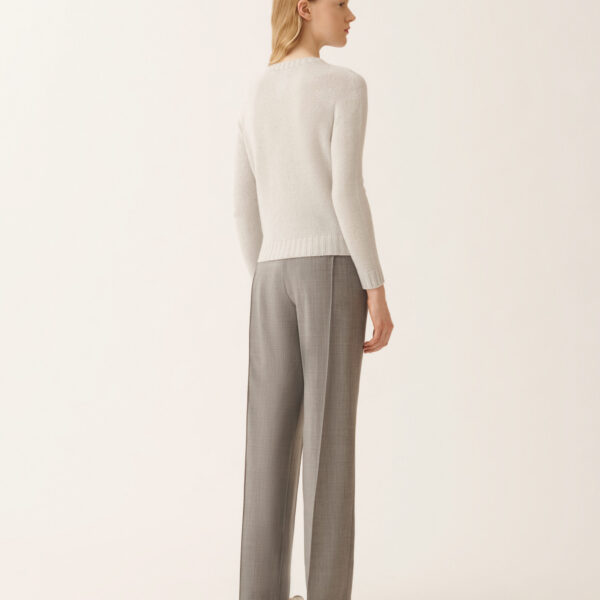 Platinum Sweater with Lurex in Rain
