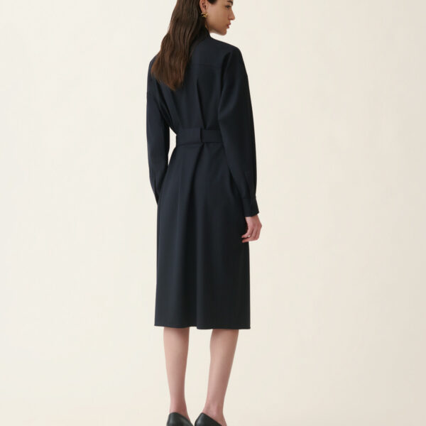 Sahariana Dress in Cool Wool