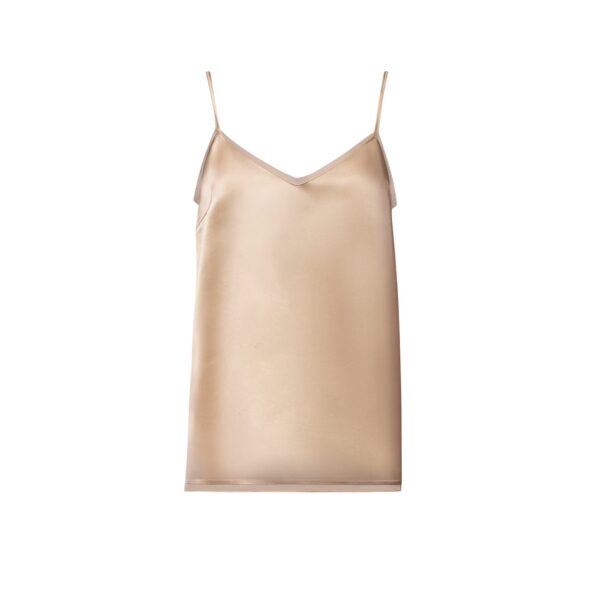 Satin Lingerie Top in Maple