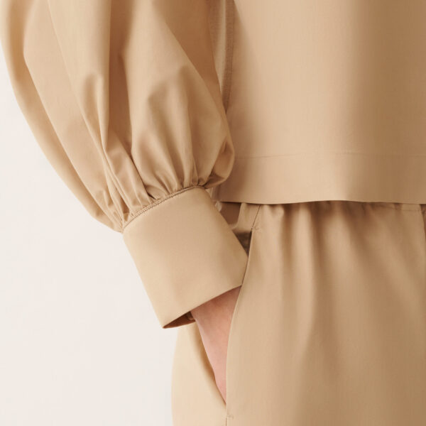 Silk and Cotton Shirt in Acer - Image 6