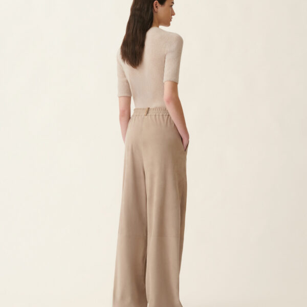 Suede Trousers in Cachà