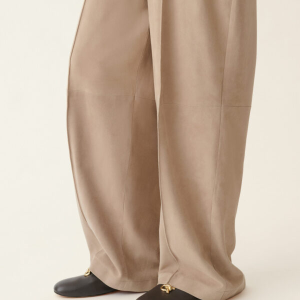 Suede Trousers in Cachà - Image 6