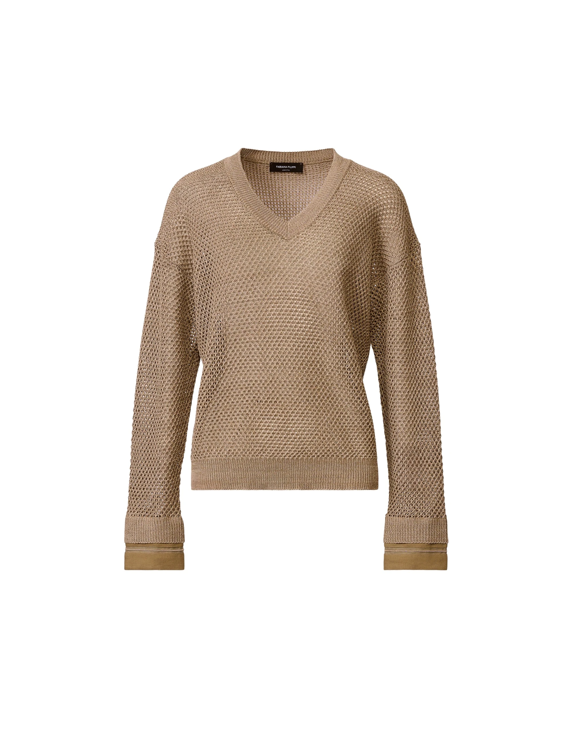 Fabiana-Filippi-Sweater-in-Organic-Cotton-with-Lustrous-Viscose-Mud-scaled91128_nobg Fabiana Filippi