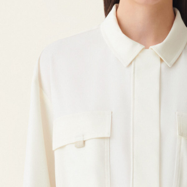 Techno Tailoring Bomber in Butter - Image 5