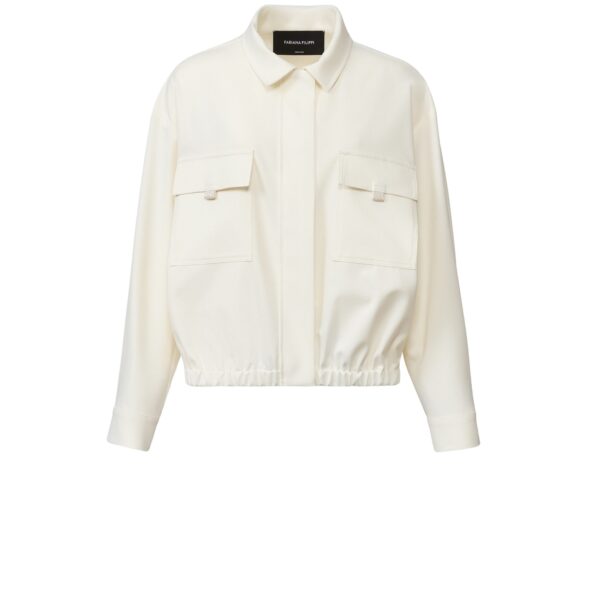 Techno Tailoring Bomber in Butter