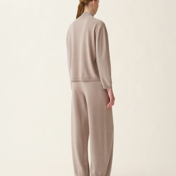 Turtleneck Platinum Sweater in Mocha