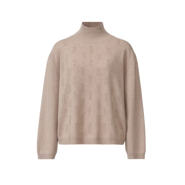 Turtleneck Platinum Sweater in Mocha