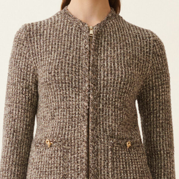 Tweed Jacket in Ebony - Image 5