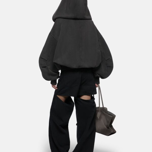 Attico faded black knitwear