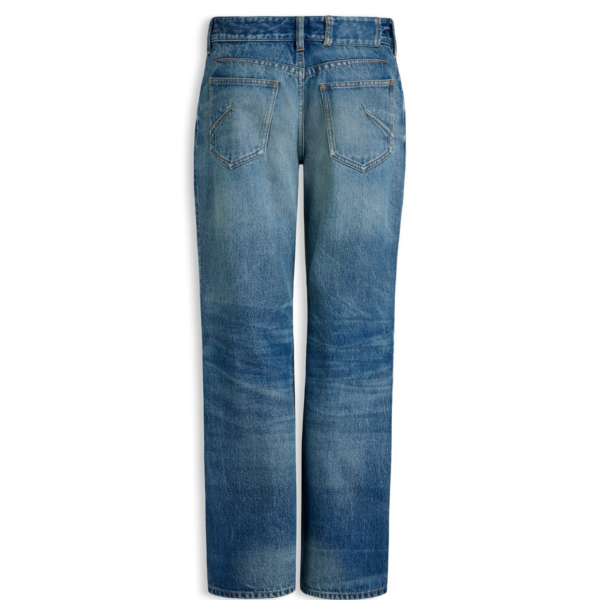 Alaïa Flare Denim Jeans - ALAÏA Pants - Laser Cut Luxury - Shop at Coveti