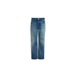 Alaïa Flare Denim Jeans - ALAÏA Pants - Laser Cut Luxury - Shop at Coveti