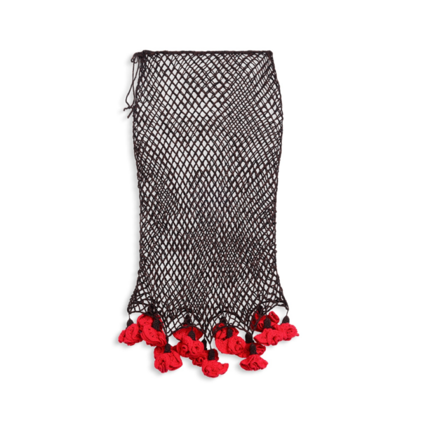 Alaïa Floral Crochet Skirt - ALAÏA Skirts - Laser Cut Luxury - Shop at Coveti