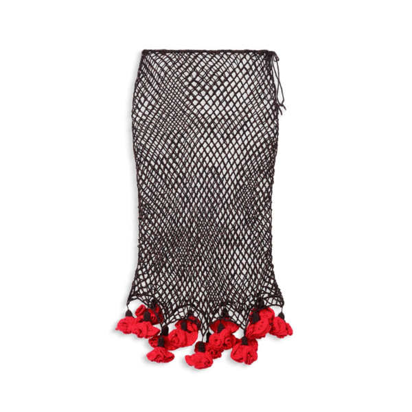 Alaïa Floral Crochet Skirt - ALAÏA Skirts - Laser Cut Luxury - Shop at Coveti
