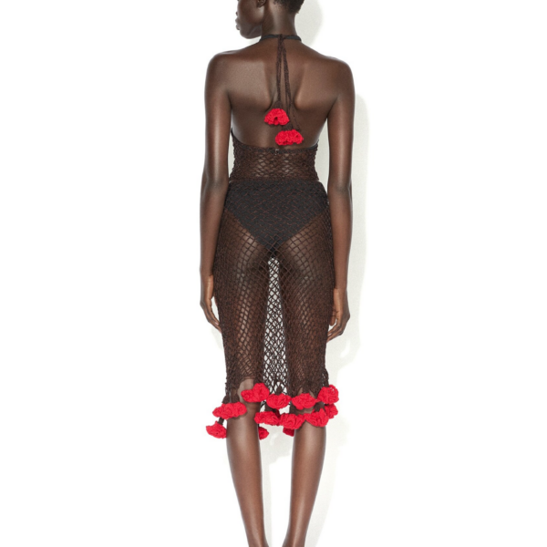 Alaïa Floral Crochet Top - ALAÏA Tops - Laser Cut Luxury - Shop at Coveti