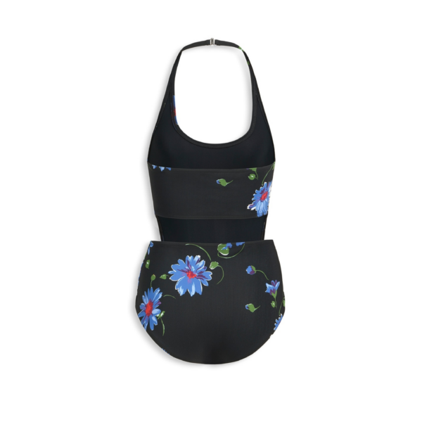 Alaïa Flower Print Knot Swimwuit - ALAÏA Beachwear - Laser Cut Luxury - Shop at Coveti
