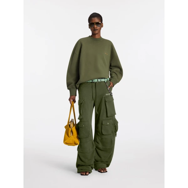 The Attico Forest green joggers, view 2