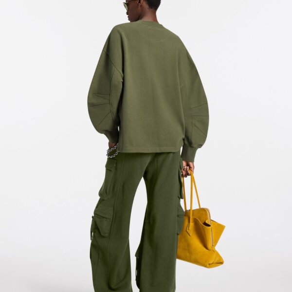 Attico forest green trousers