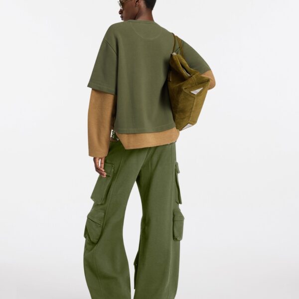 Attico forest green knitwear