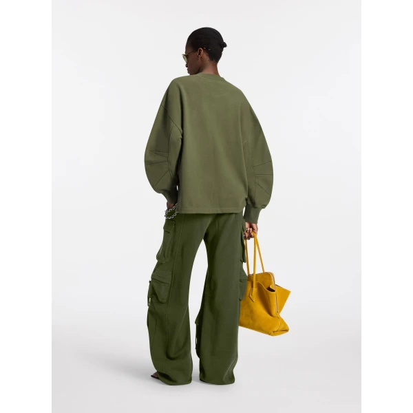 The Attico Forest green sweatshirt Knit, view 3