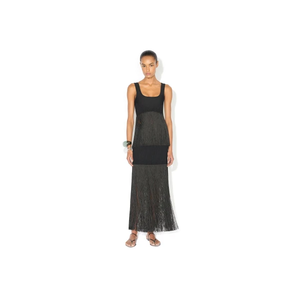 Alaia Fringed Knit Top, view 2