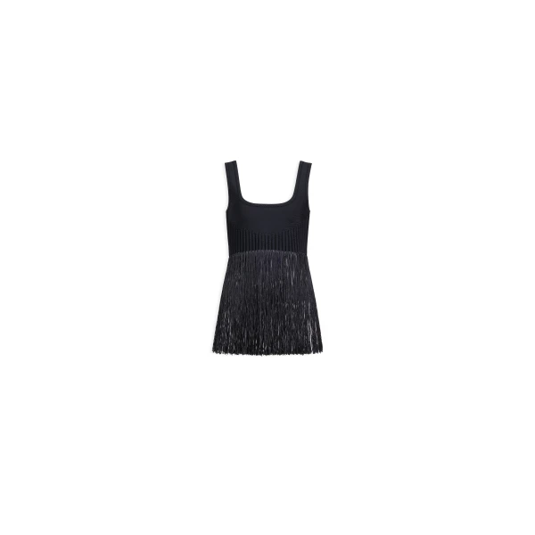 Alaia Fringed Knit Top