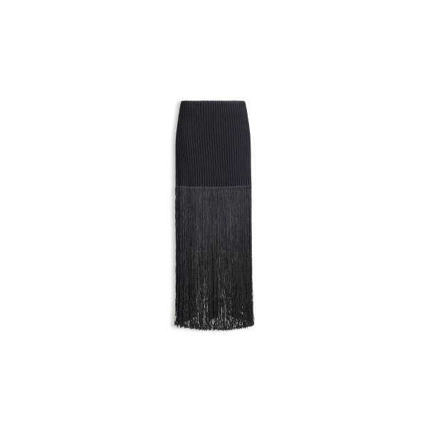 Alaïa Fringed Tube Skirt - ALAÏA Skirts - Laser Cut Luxury - Shop at Coveti