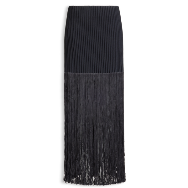 Alaïa Fringed Tube Skirt - ALAÏA Skirts - Laser Cut Luxury - Shop at Coveti