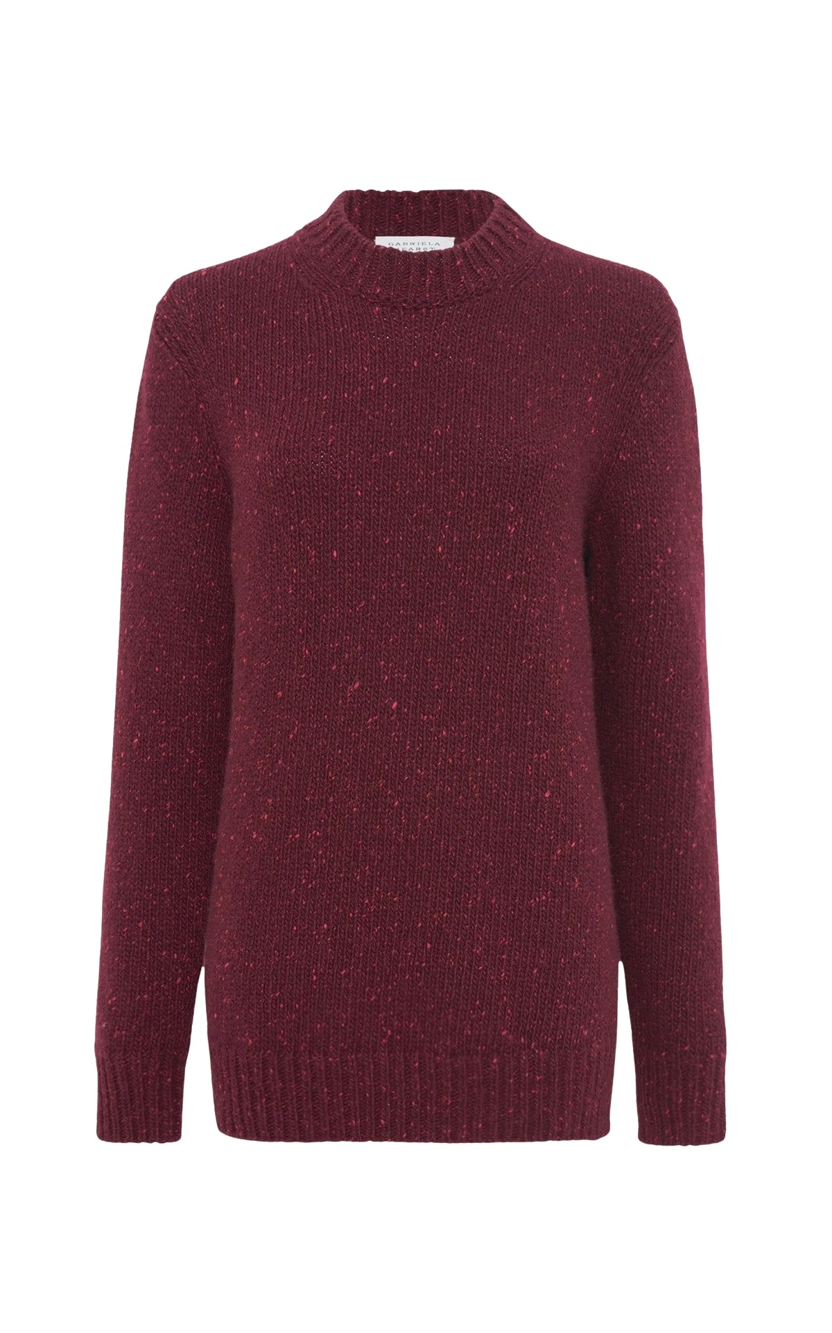 Gabriela-Hearst-Alfie-Knit-Sweater-in-Bordeaux-Speckled-Aran-Cashmere91918_nobg Gabriela Hearst